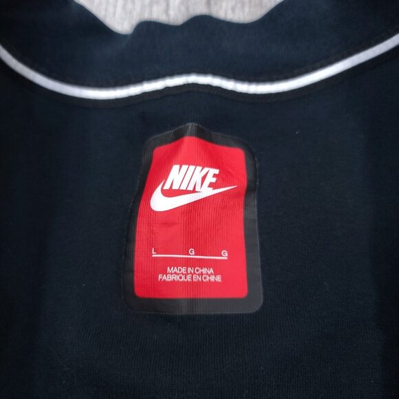 Nike Womens Tech Fleece Vest Size Large Black Mesh Back Full Zip Sleeveless - Picture 5 of 9